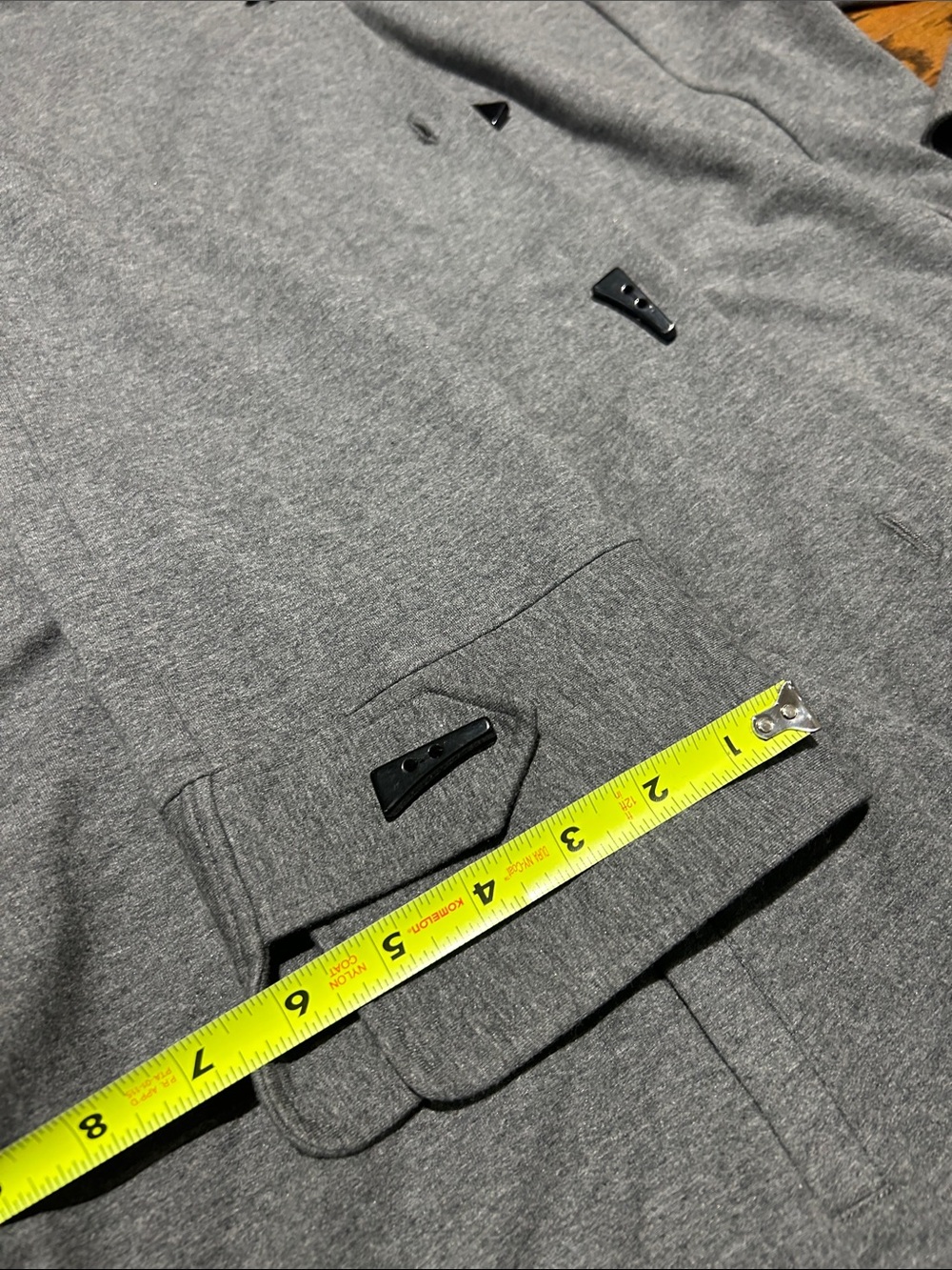 Soft Surroundings Gray Ruffle-Collar Jacket - Picture 6 of 11